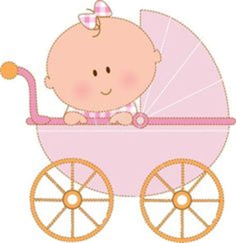 Baby girl baby clipart girl cute pink baby carriage free clip art 2 – Clipartix