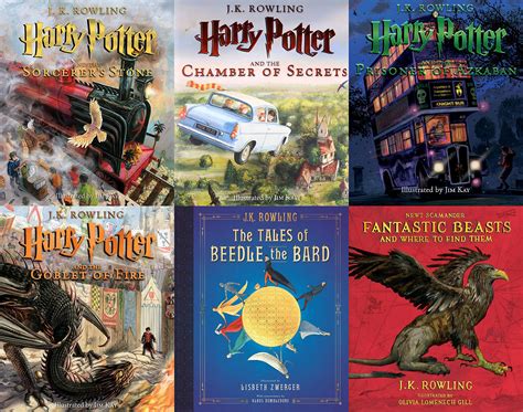 Harry Potter Illustrated Collection (Pack of 6) by J.K. Rowling | Goodreads