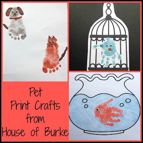 House of Burke: Pet Print Crafts