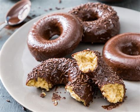 Chocolate-Glazed Baked Cake Doughnuts - Bake from Scratch