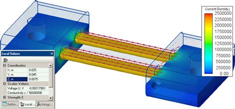 Electric shunt simulation --QuickField FEA Software