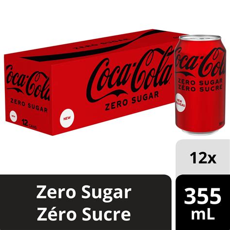 Coca-Cola® Zero Sugar 355mL Cans, 12 Pack | Walmart Canada