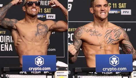 UFC 269 weigh-in video: Charles Oliveira vs. Dustin Poirier official