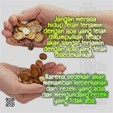 Sedekah Mengundang Rejeki Self Reminder, Reminder Quotes, Text Quotes ...