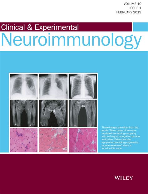 Clinical and Experimental Neuroimmunology: Vol 10, No 1