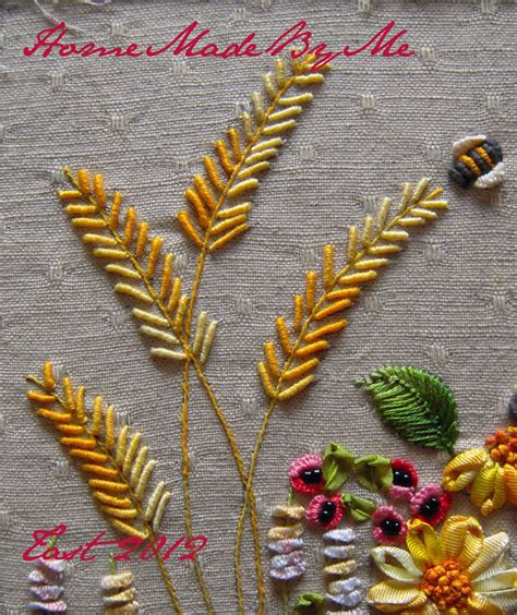 TAST 2012 - week 20 Bullion knot stitch - point... | Bullion embroidery ...