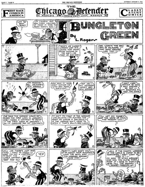 Bungleton Green - The Chicago Defender - Comic Book Plus