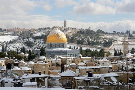 Snow in Israel: Unusual winter storm hits Middle East [PHOTOS] - UPI.com