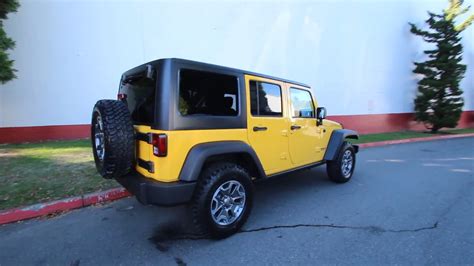 2015 Jeep Wrangler Unlimited Rubicon | Yellow | FL560985 | Redmond ...