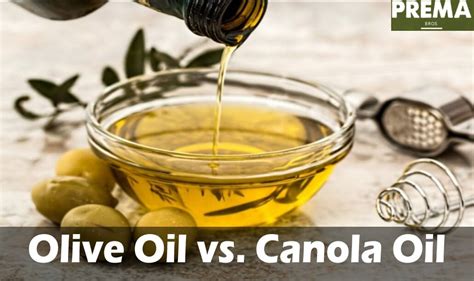 Olive Oil vs Canola Oil- Which one is healthier | PreamBros