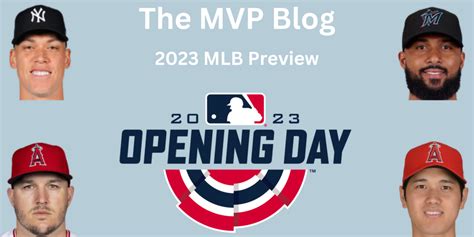 2023 MLB Preview – The MVP Blog