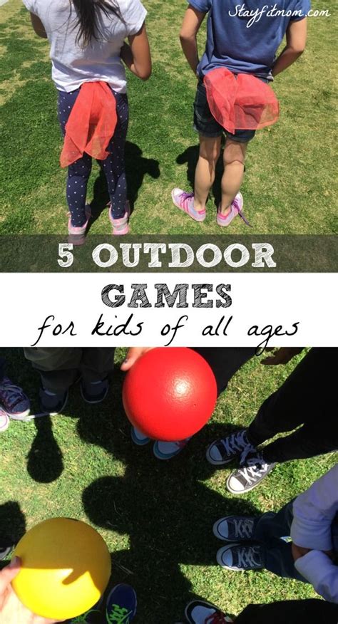 These are the top 5 outdoor games your kids will love! Perfect for kids summer fun! Summer Camp ...