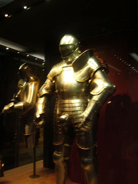 King Henry the 8th's suit of armor... he sure thought highly of himself ...