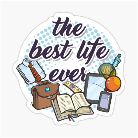 "The best life ever" Sticker for Sale by JWREGALOS | Redbubble