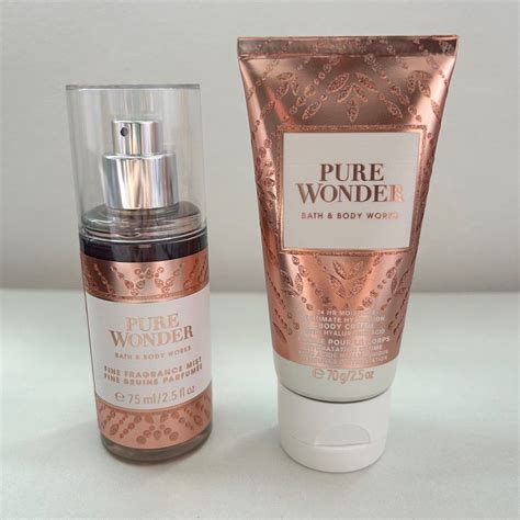 Bath & Body Works Pure Wonder Fine Fragrance Mist and Body Cream ...