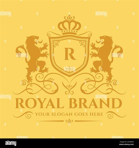 Royal lion brand logo Stock Vector Image & Art - Alamy