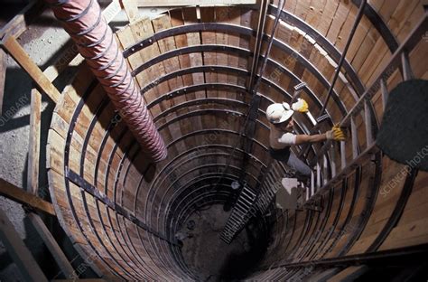 Metro train tunnel construction - Stock Image - C003/6884 - Science Photo Library