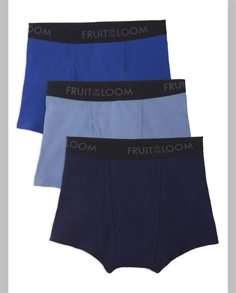 Fruit of the Loom Men's Breathable Cotton Micro-Mesh Short Leg Boxer ...