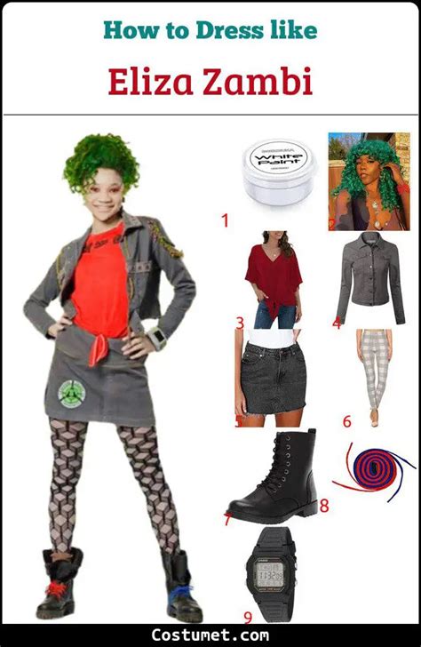 Eliza Zambi's (Zombies) Costume for Halloween