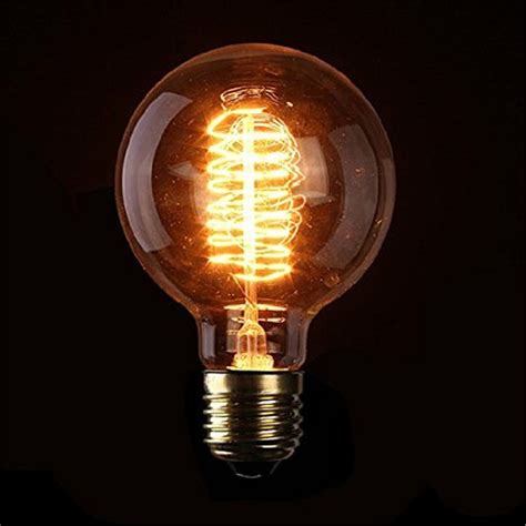 New Arrival E27 G95 60W Filament Light Bulb Vintage Retro Antique Style Edison Lamp 110/220V ...