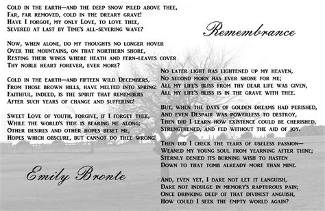 Remembrance by Emily Bronte Wallpaper by TheTasmanian on DeviantArt