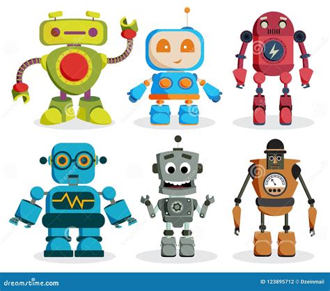 Retro Robot Clipart For Kids