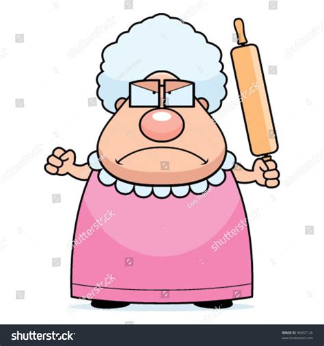 584 Angry grandma cartoon Images, Stock Photos & Vectors | Shutterstock