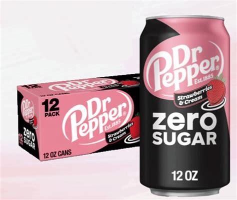 Dr Pepper’s new Strawberries and Cream Zero Sugar