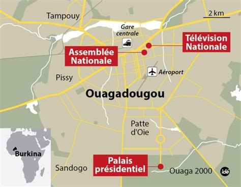 Ouagadougou Carte | Carte