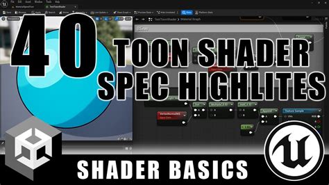 Toon Shader Specular Highlights - Shader Graph Basics - Episode 40 - YouTube