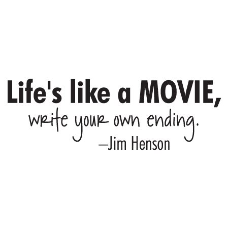 Life is Like a Movie Wall Quotes™ Decal | WallQuotes.com