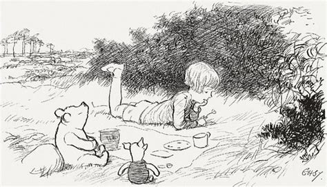 BibliOdyssey: Original Winnie The Pooh Drawings