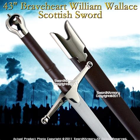 43 " Braveheart William Wallace Scottish Claymore Sword