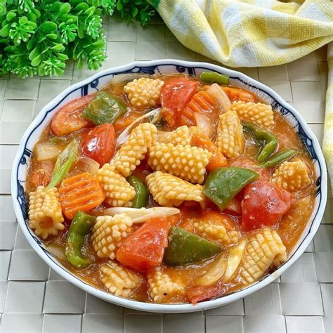 Cumi Asam Manis, Menu Seafood Lezat Si Kecil pun Bakal Doyan Banget!! - Resep Kekinian