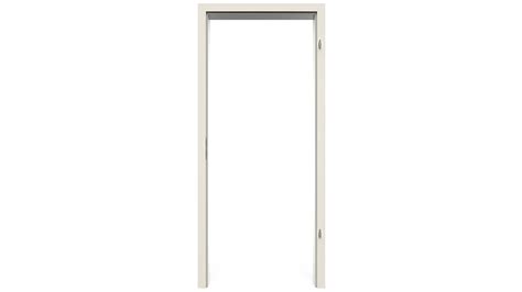 planeo Standard frame, rounded edge - white paint 9016 - 1985 x 735 x 200 mm DIN left - Door Frames