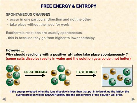 PPT - ENTROPY & FREE ENERGY A guide for A level students PowerPoint Presentation - ID:688428