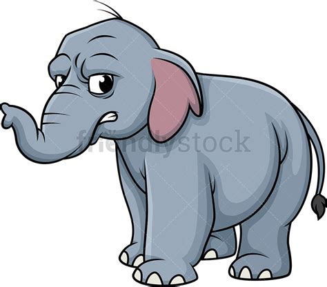 Angry Elephant Cartoon Clipart Full Size Clipart 4024677 Pinclipart | Images and Photos finder