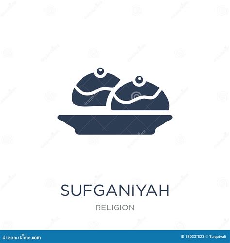 Sufganiyah Icon. Trendy Flat Vector Sufganiyah Icon on White Background from Religion Collection ...