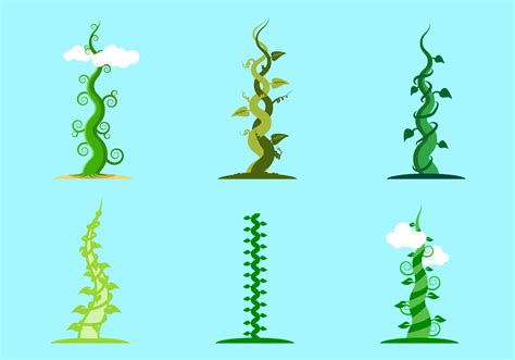 Free Beanstalk Vector - Download Free Vector Art, Stock Graphics & Images