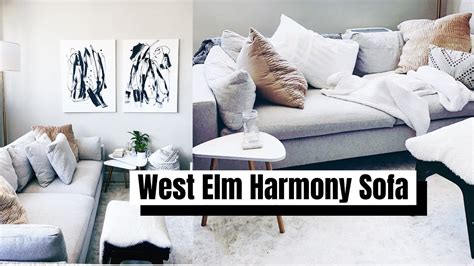 Review of the West Elm Harmony Sofa (After 1 Year) - YouTube