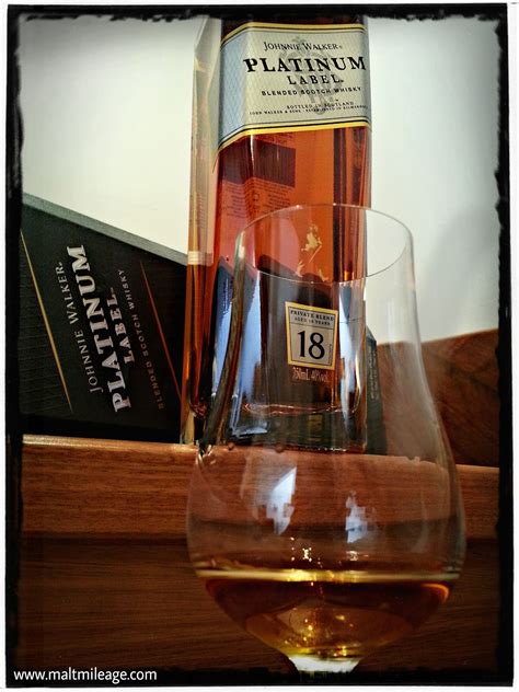 Malt Mileage - Whisky & Spirit Reviews: Johnnie Walker Platinum Label 18 Year Old