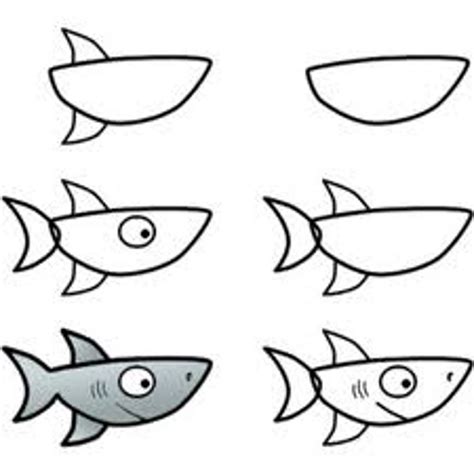 Basic Shark Drawing | Free download on ClipArtMag