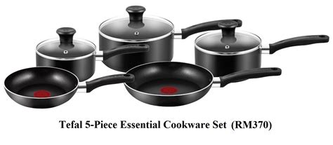 Safiya's Outlet Shop: Tefal 5-Piece Essential Cookware Set