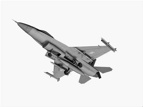 3d f-16 fighter jet model