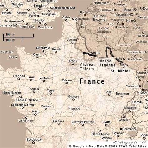 Belleau Wood France Map - Domini Hyacintha