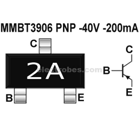 2N3906 MMBT3906 2A PNP Switching SMD Transistor in Pakistan