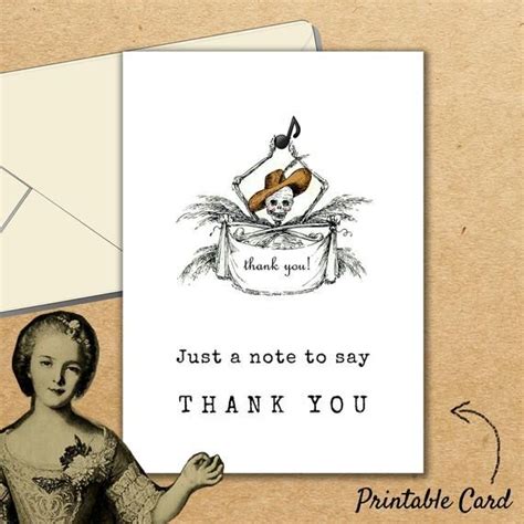 Thank You Messages For Friend Card Printable, Funny Thank You Notes ...