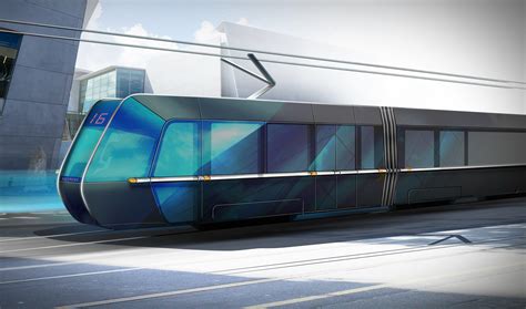 Tram design concept sketch on Behance