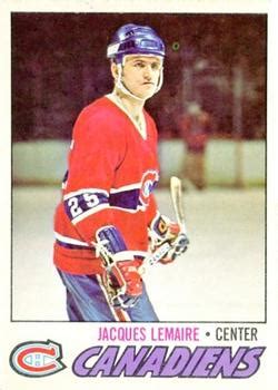 1977-78 O-Pee-Chee #254 Jacques Lemaire | Trading Card Database