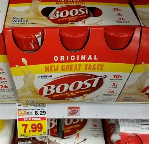 Boost Nutritional Drinks Just $4.99 at Kroger - Kroger Couponing